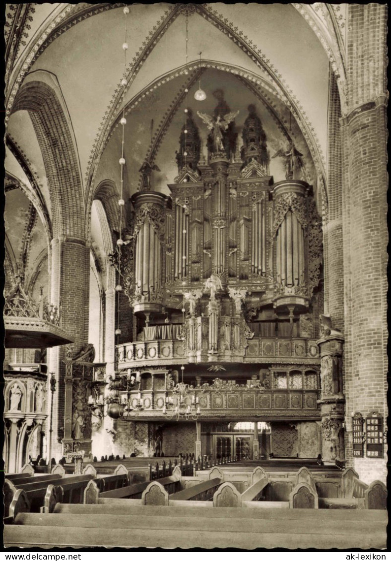 Ansichtskarte Lüneburg Innenansicht St.-Johannis-Kirche, Orgel 1985 - Lüneburg