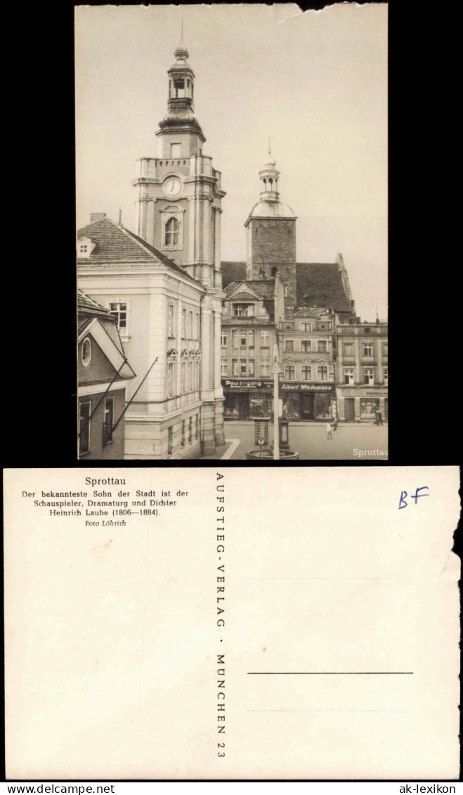 Postcard Sprottau Szprotawa Stadtteilansicht 1960 - Neumark