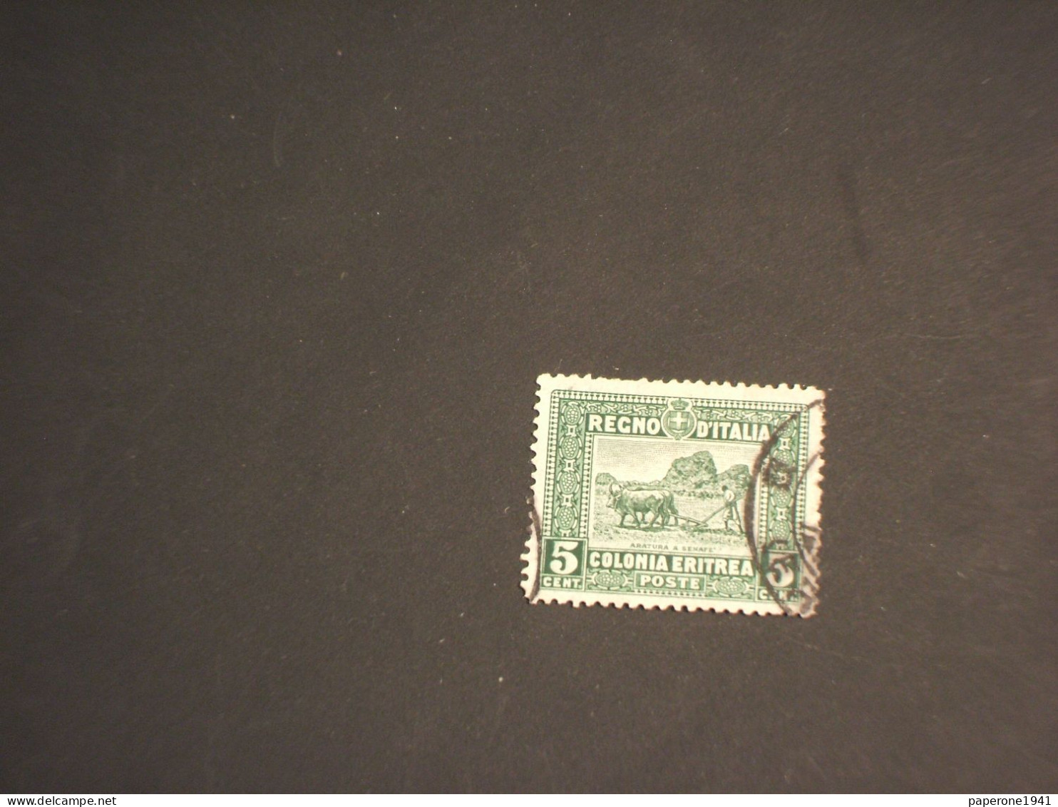 ERITREA - 1910/4 BUE 5 C. - TIMBRATO/USED - Eritrea