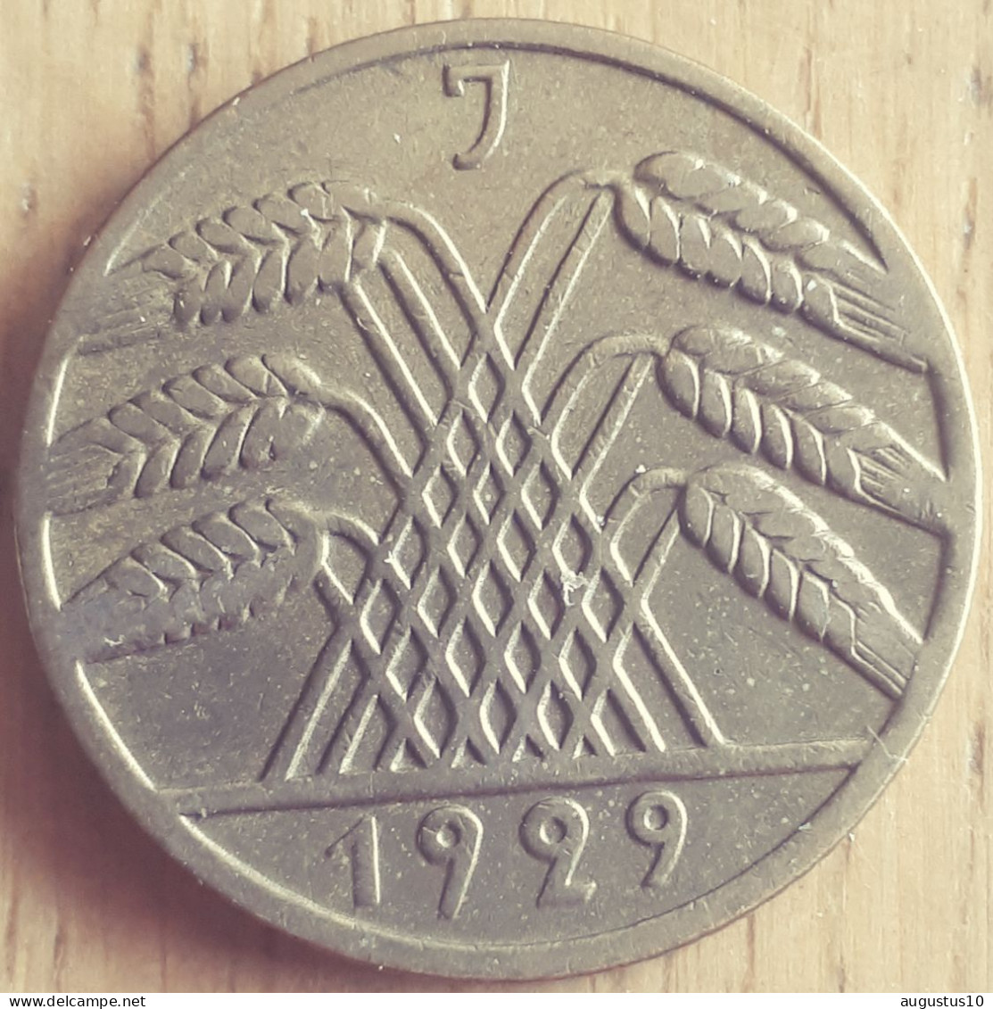 DEUTSCHLAND: 10 REICHSPFENNIG 1929 J KM 40 UNC - 10 Renten- & 10 Reichspfennig