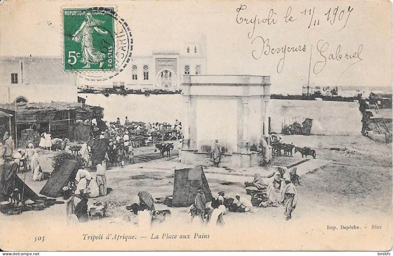 Tripoli D'Afrique - La Place Aux Pains - Libya