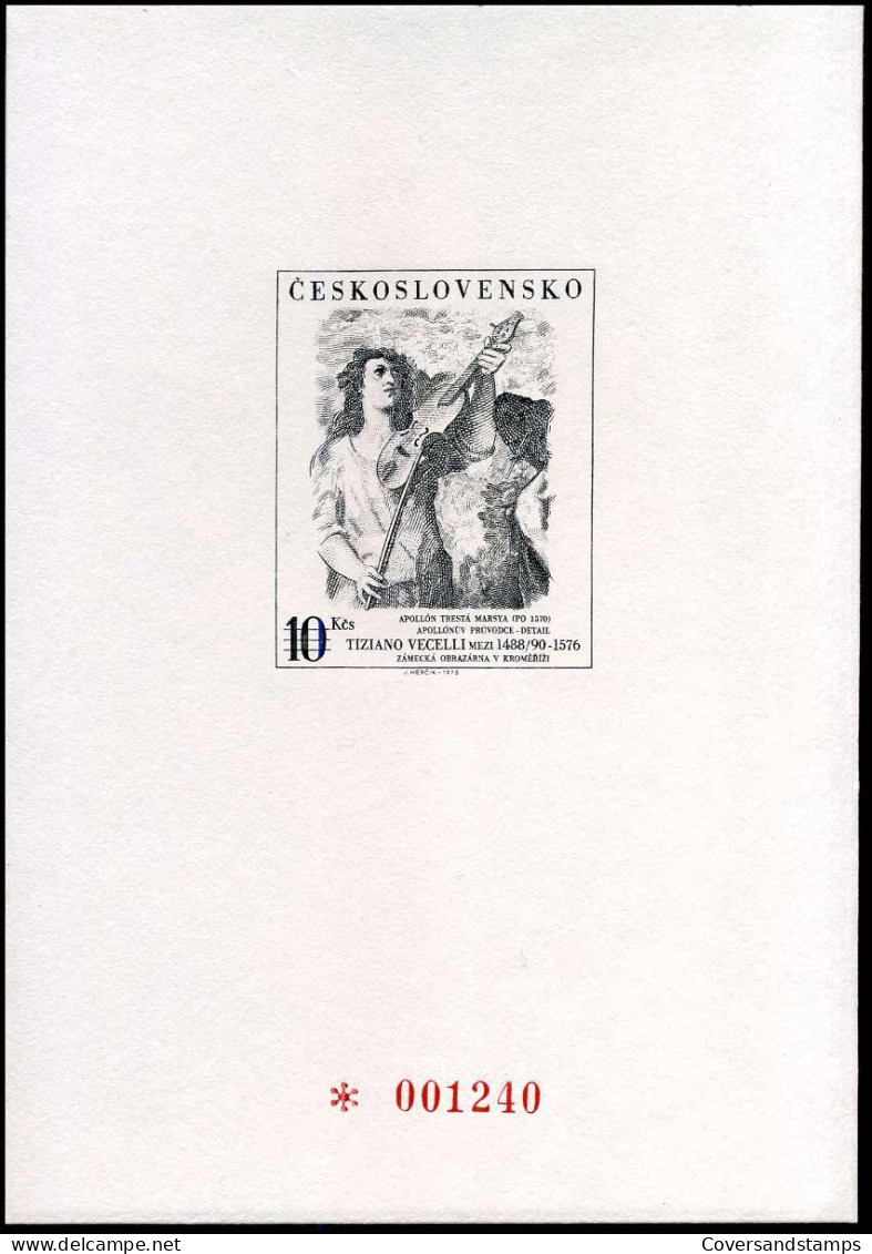 2334 - Tiziano Vecelli - Numbered Proof - Ensayos & Reimpresiones