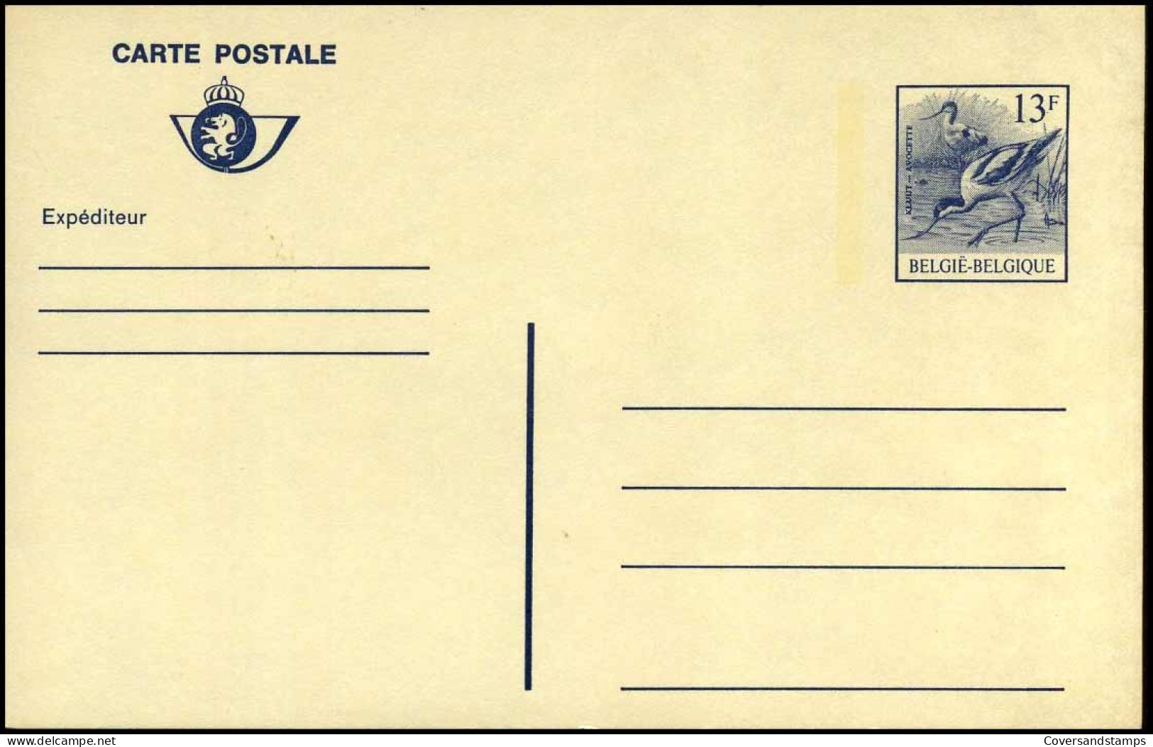 Carte Postale - Buzin - Kluut/Avocette - 1985-.. Oiseaux (Buzin)