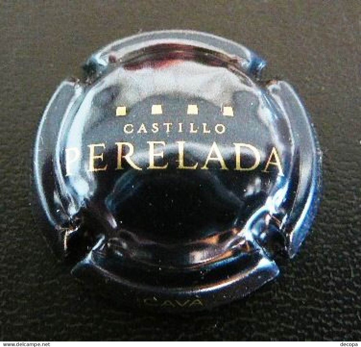 (dc-017) Cava  Castillo Perelada  -  Blue Foncée - Jaune - Sparkling Wine