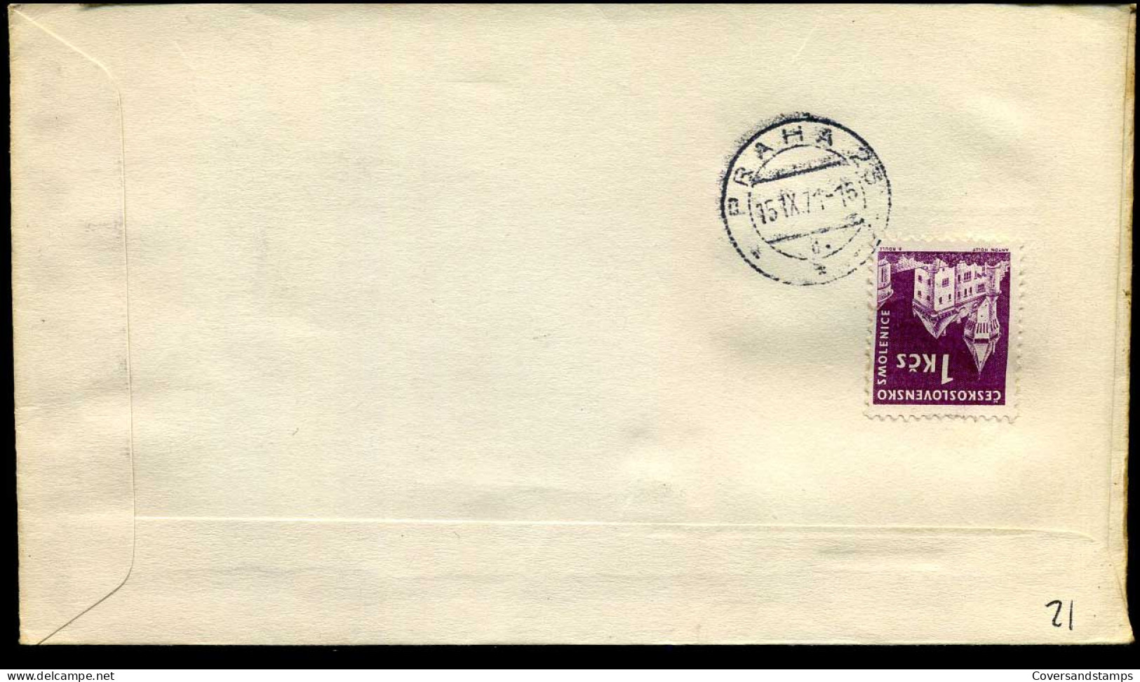 Cover From Bratislava To Brussels, Belgium - Lettres & Documents