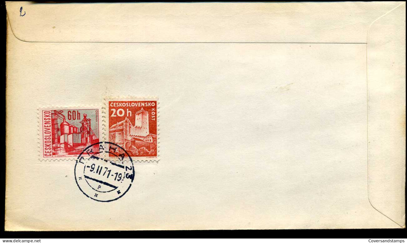 Cover From Brno To Brussels, Belgium - Lettres & Documents