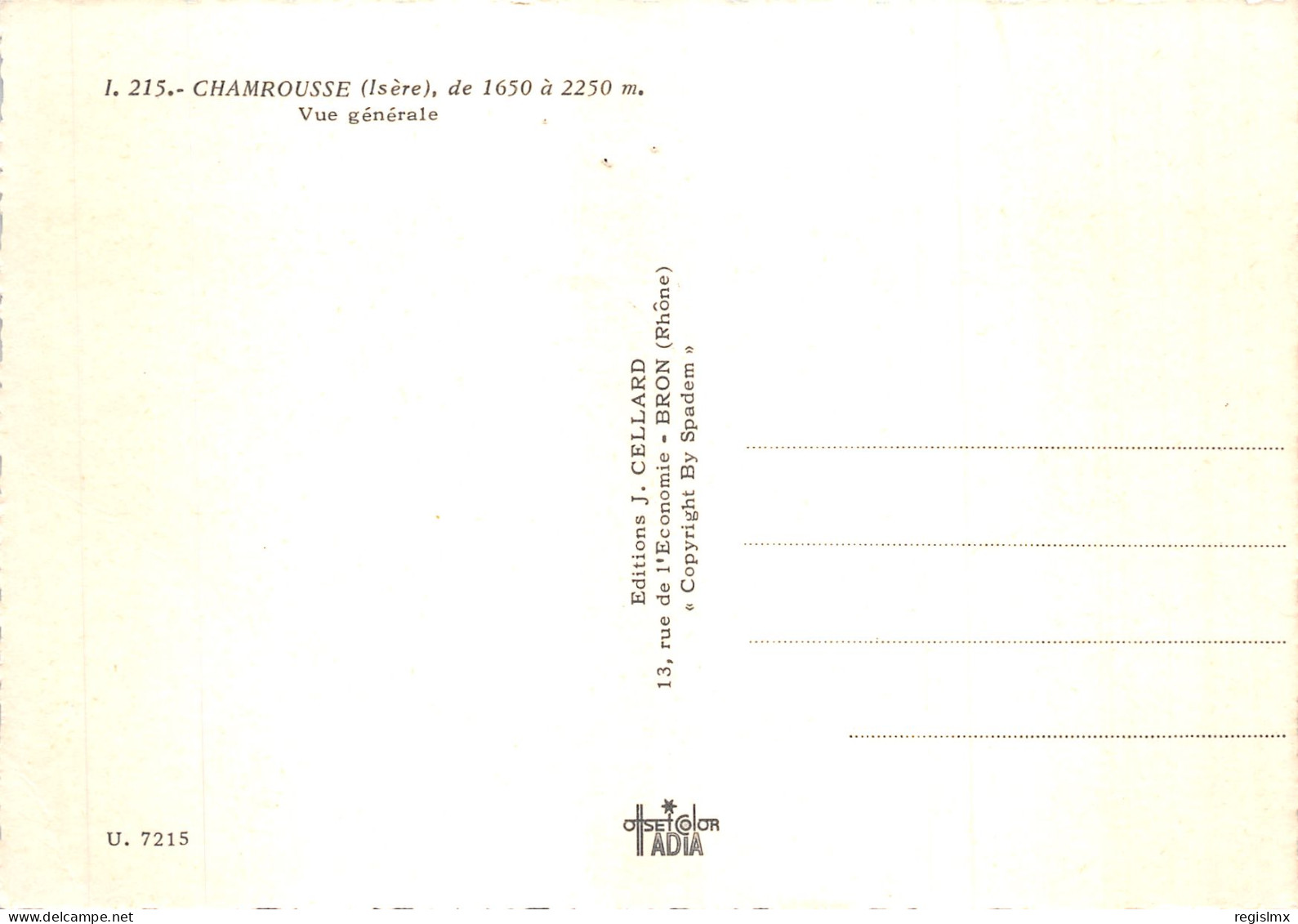 38-CHAMROUSSE-N°T1102-F/0005 - Chamrousse