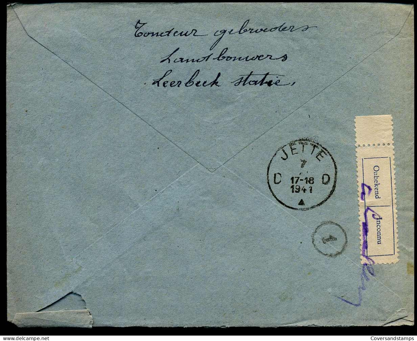 Cover Naar Brussel  - 1935-1949 Small Seal Of The State