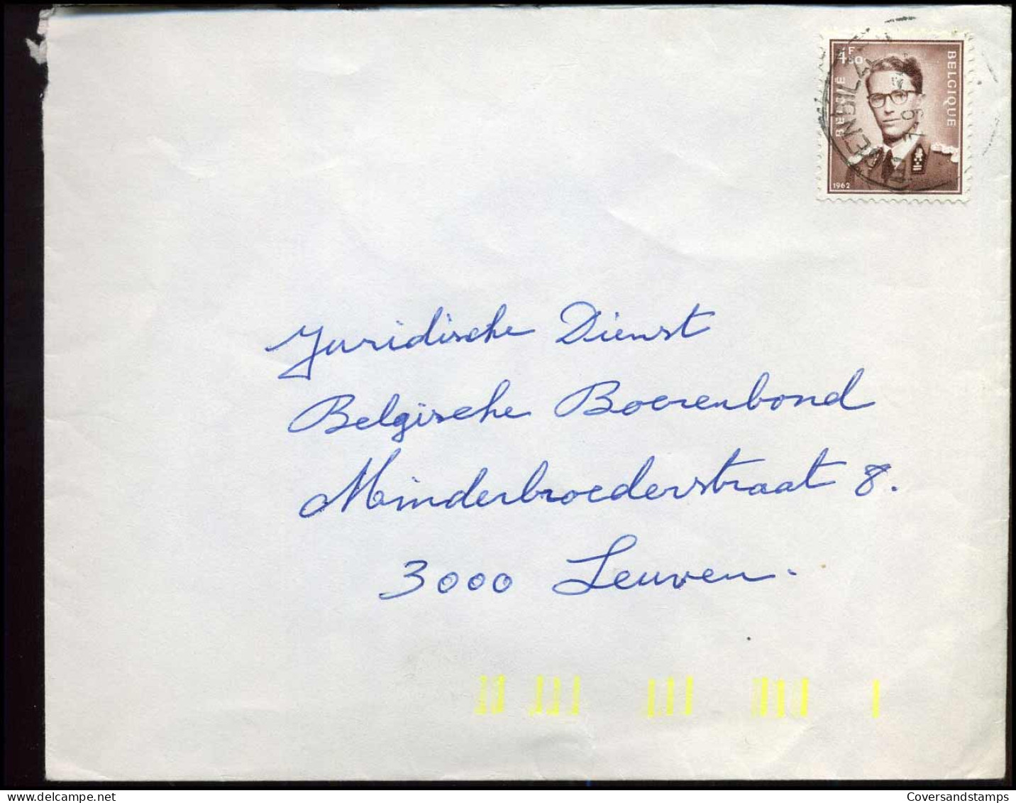 Cover Naar De Juridische Dienst Van De Belgische Boerenbond Te Leuven - 1953-1972 Brillen