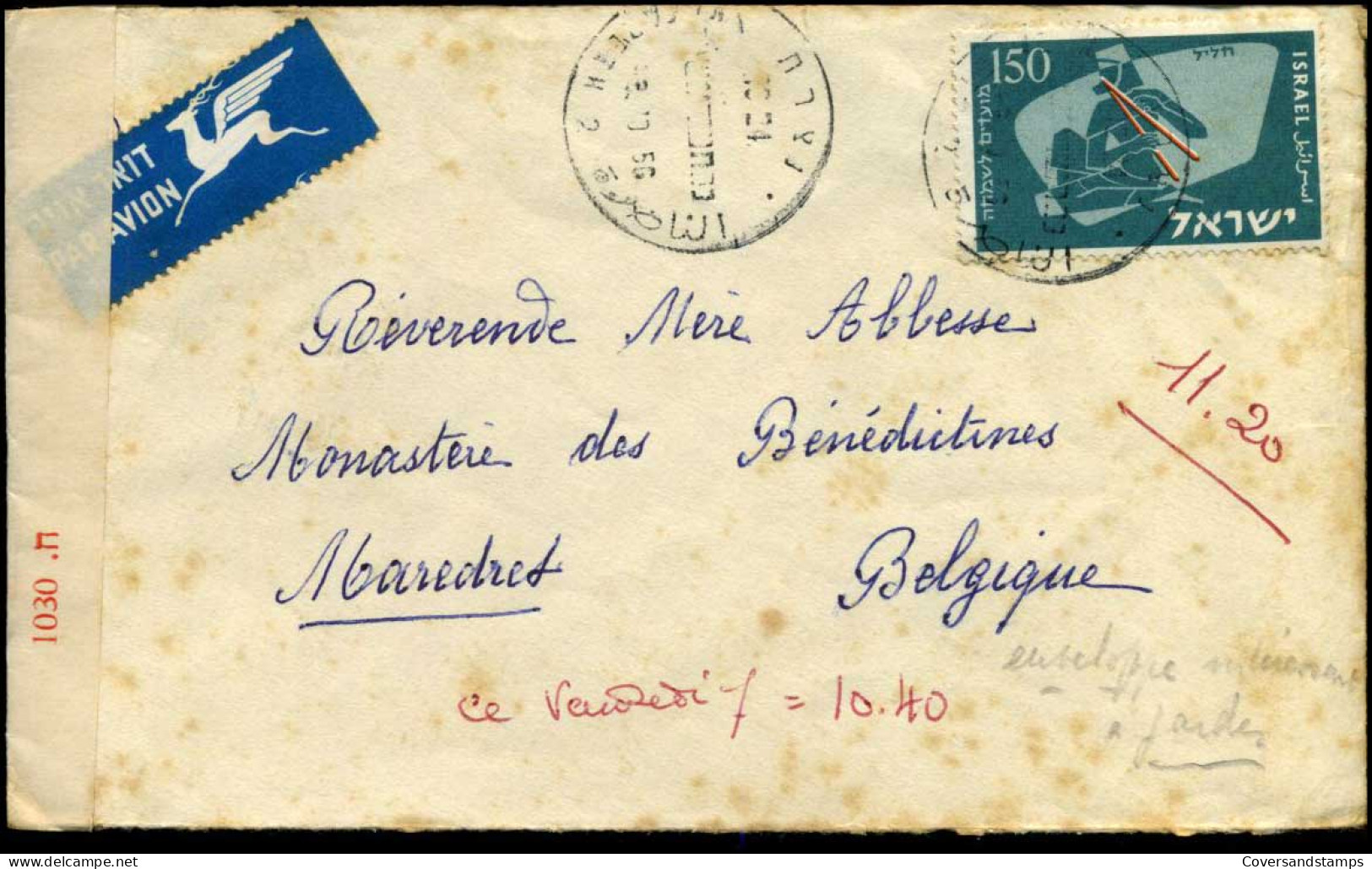 Cover To Belgium - Briefe U. Dokumente