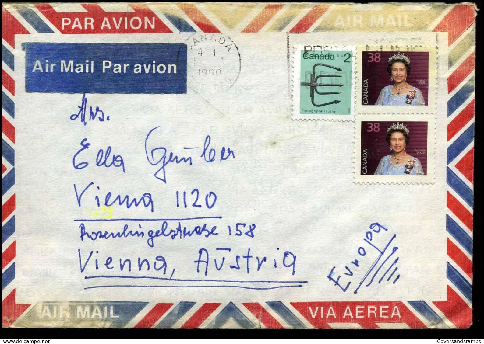 Cover To Vienna, Austria - Lettres & Documents