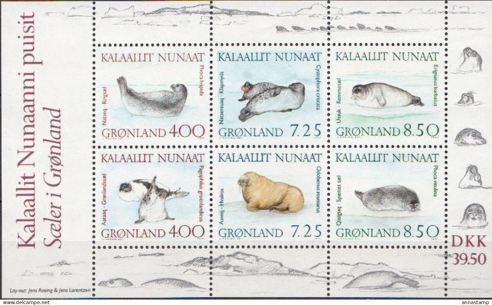 Greenland MNH Minisheet - Autres & Non Classés