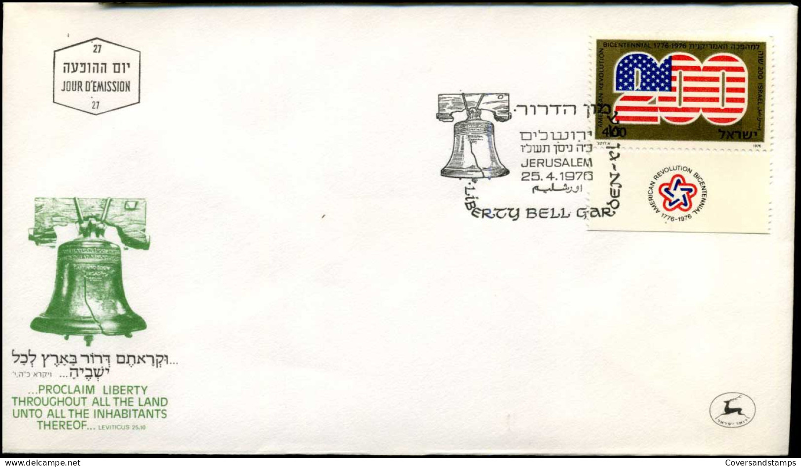 FDC - Liberty Bell - FDC