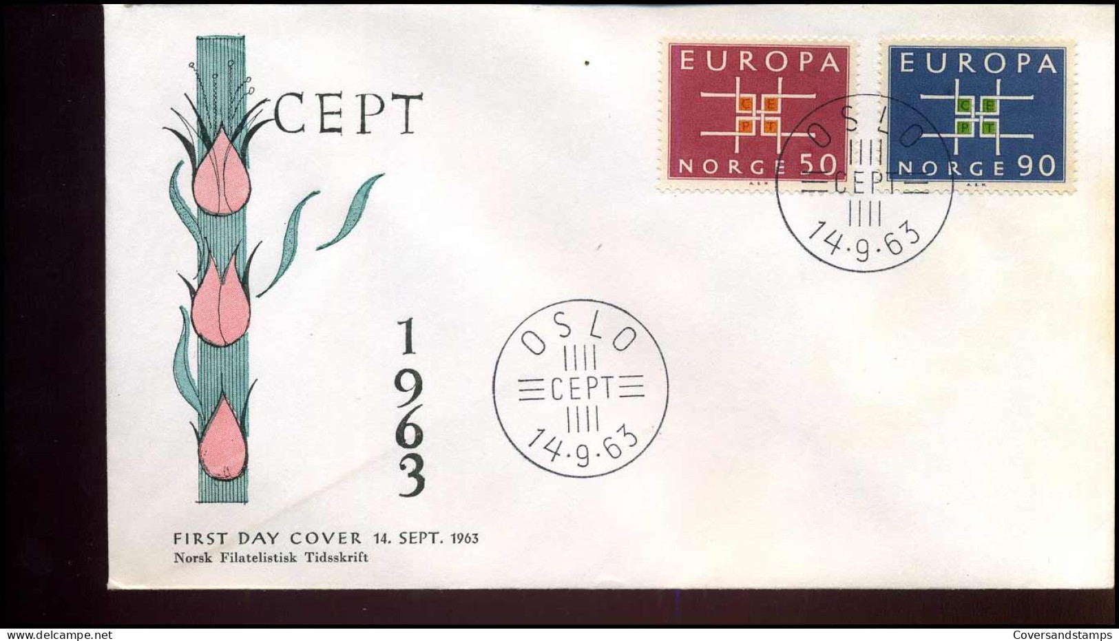 FDC - Norway - 1963