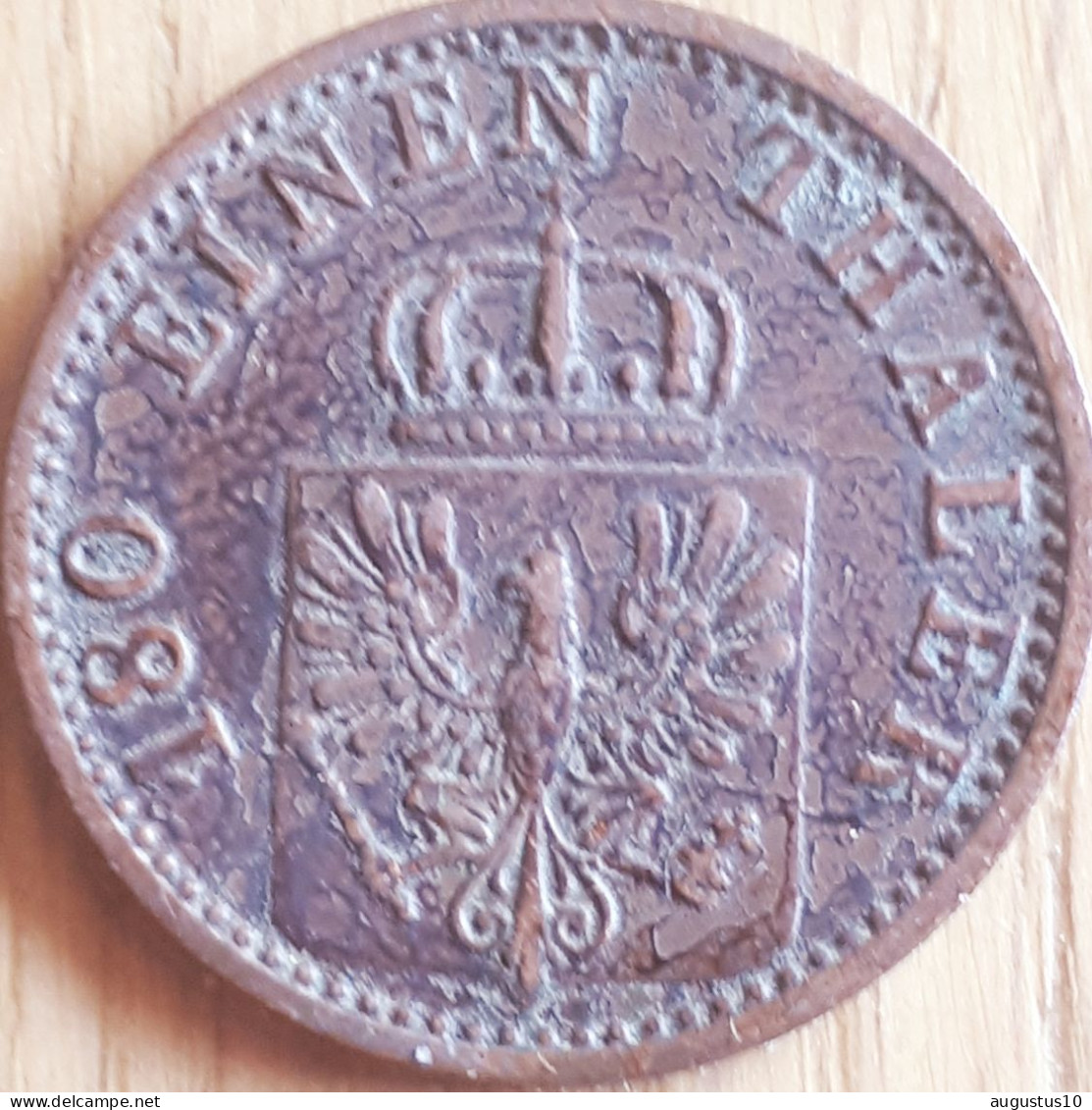 DUITSLAND / PRUISEN: 2 PFENNIGE 1868 C KM 481 XF - Petites Monnaies & Autres Subdivisions
