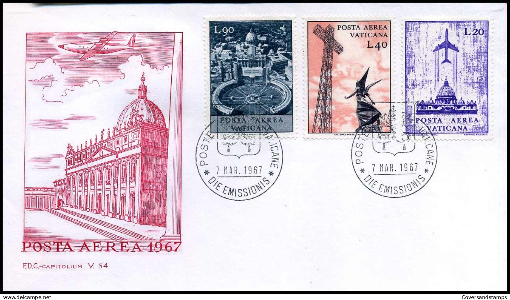 FDC - Posta Aerea 1967 - FDC