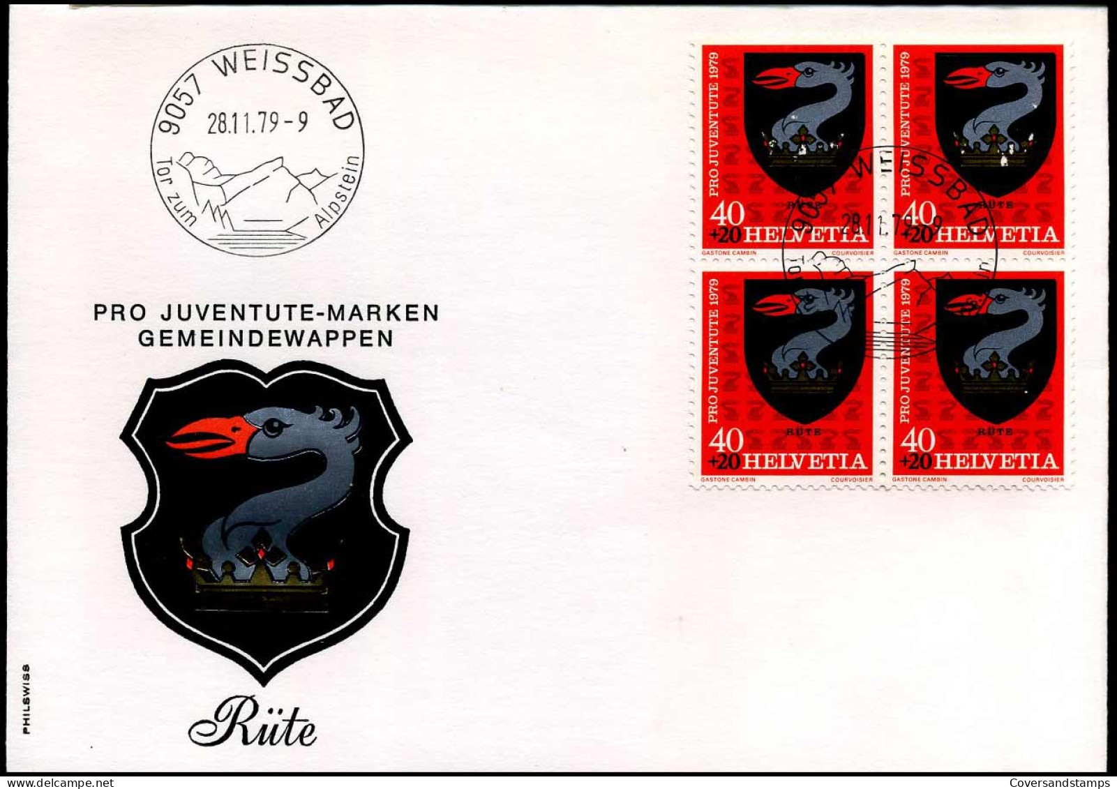 FDC - Pro Juventute 1979 - FDC