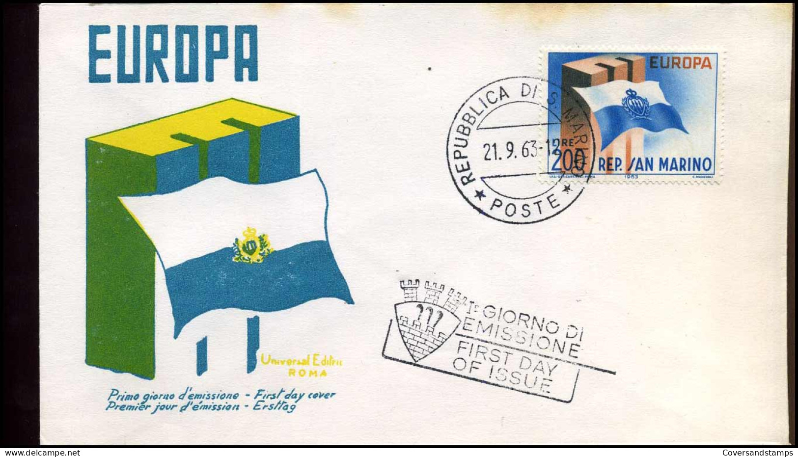 FDC - San Marino - 1963