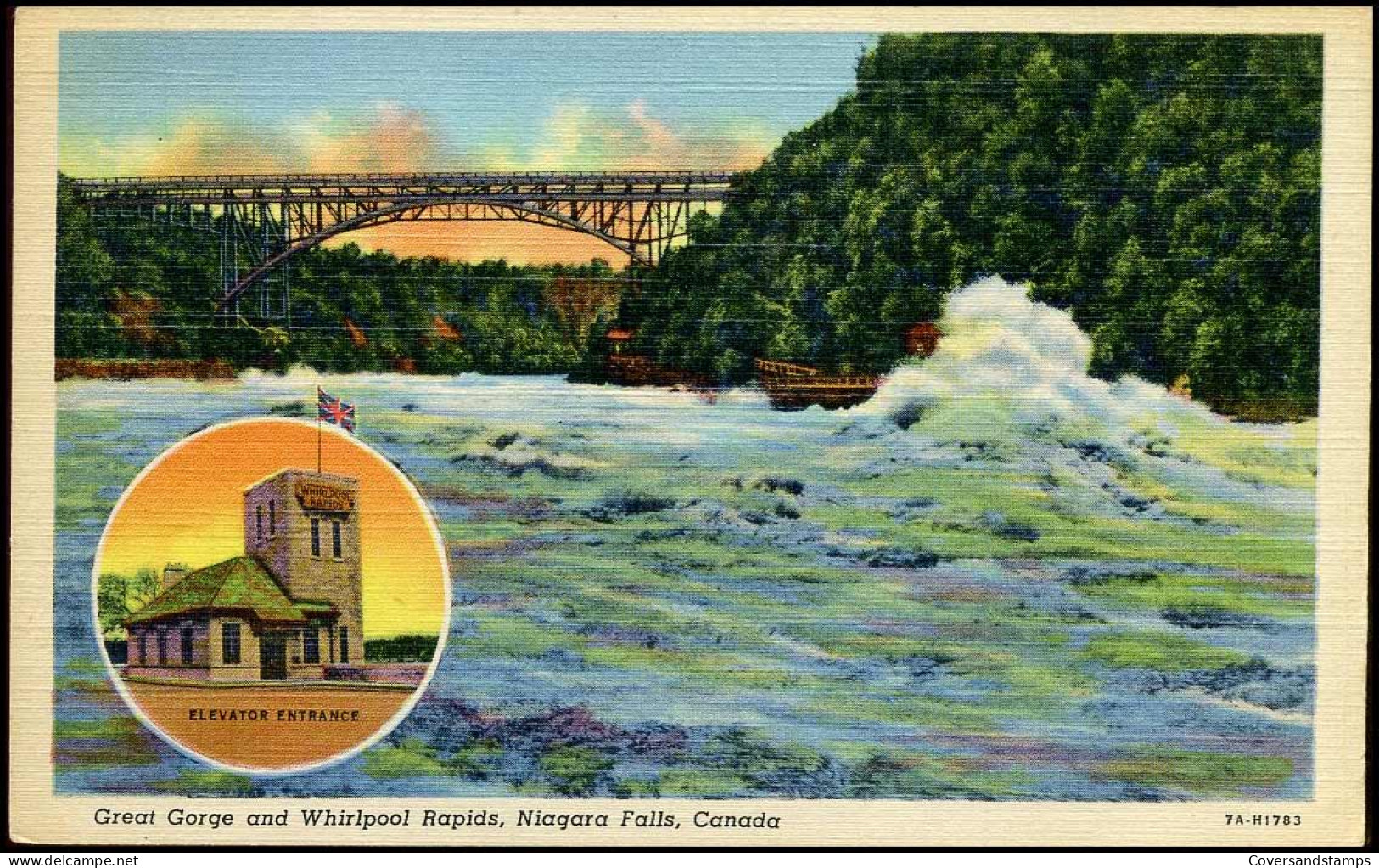 Great Gorge And Whirlpool Rapids, Niagara Falls, Canada - Cataratas Del Niágara