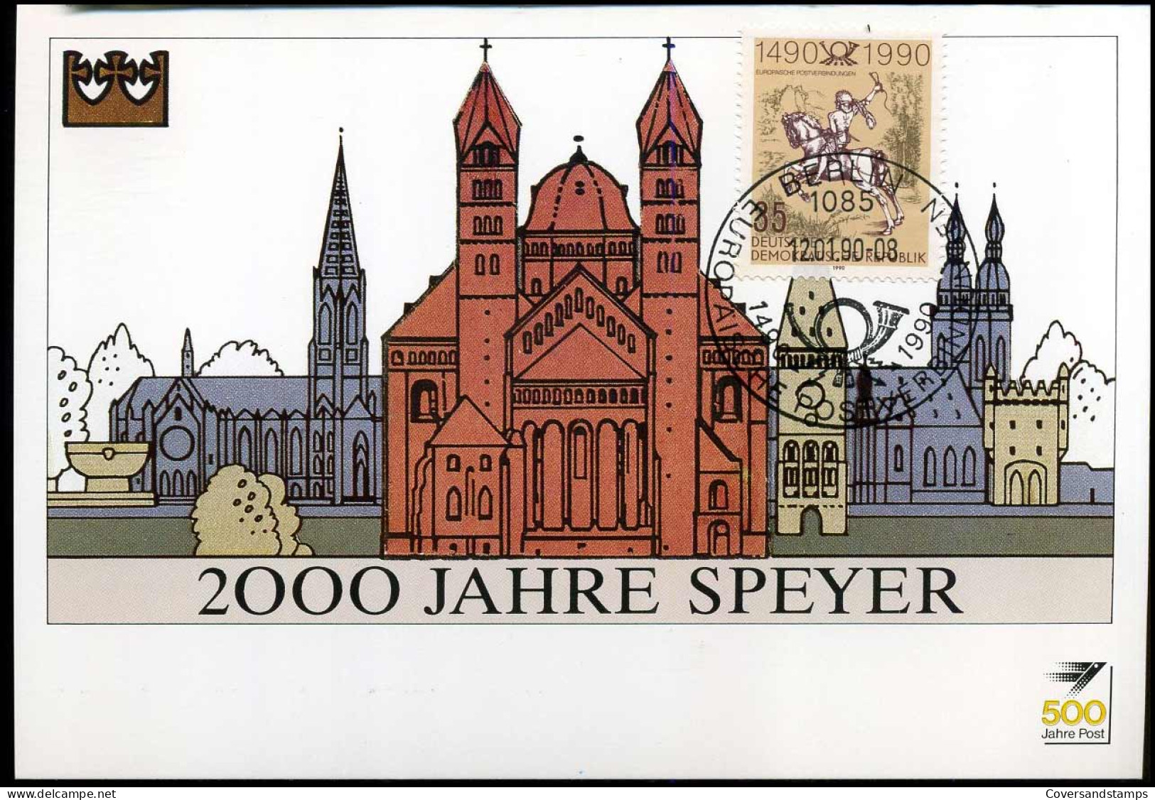 Innsbruck-Mechelen -- 500 Jahre Post - Maximum Cards