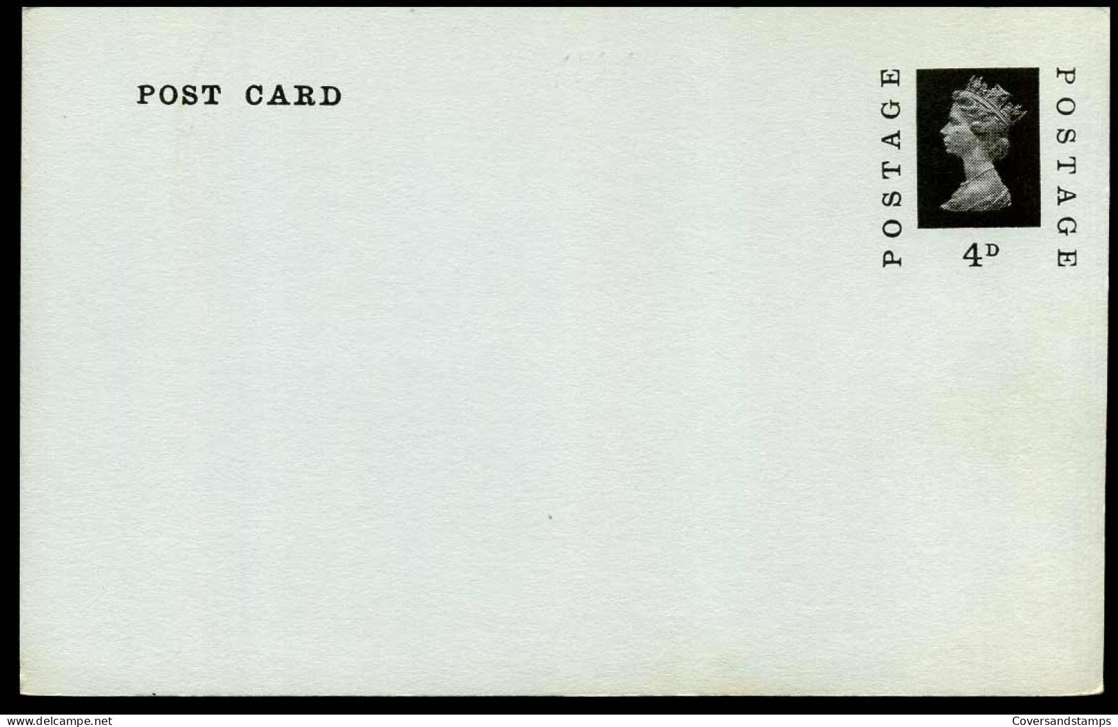 Post Card - Postage 4D - Unused - Stamped Stationery, Airletters & Aerogrammes