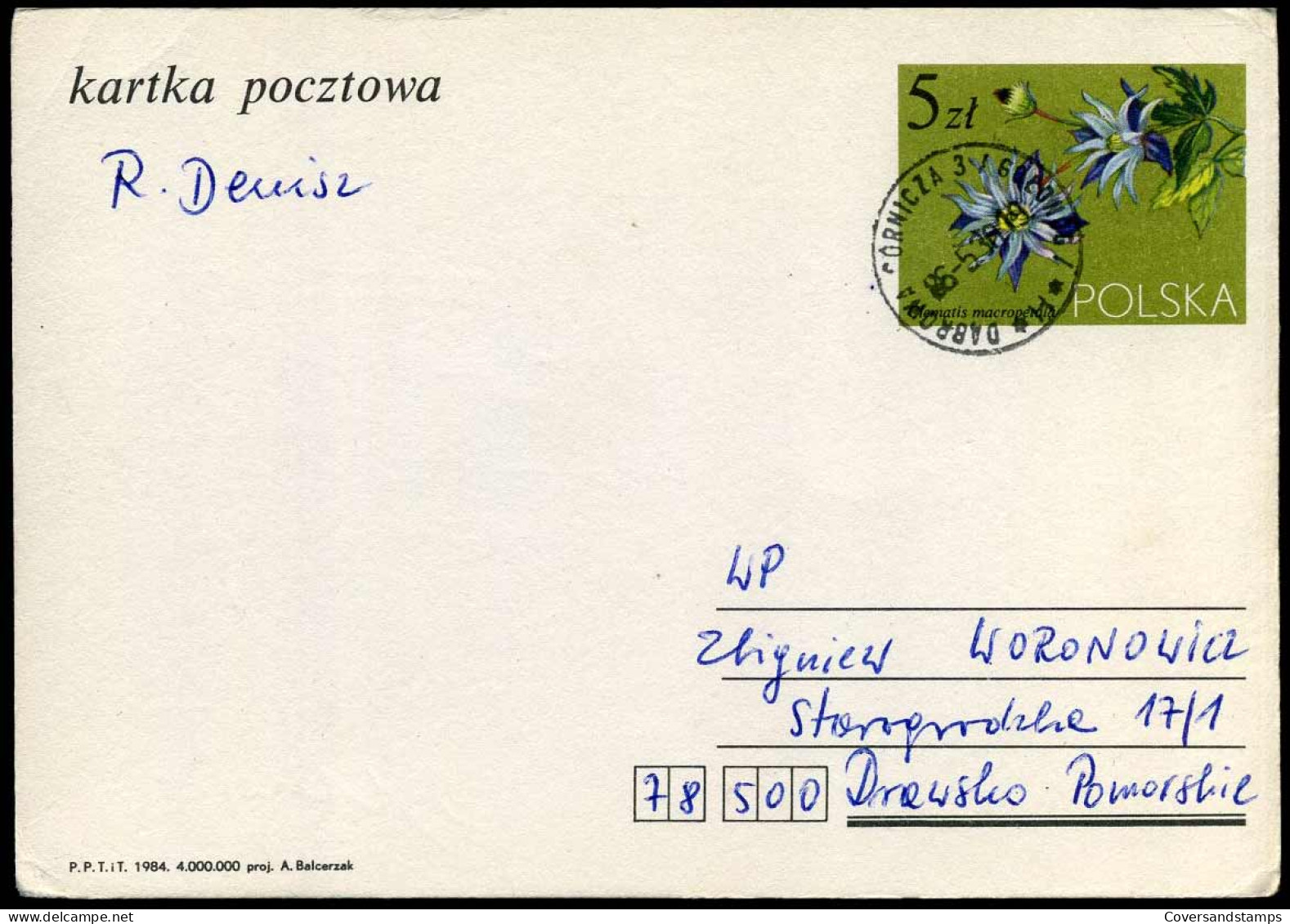 Postcard  - Postwaardestukken