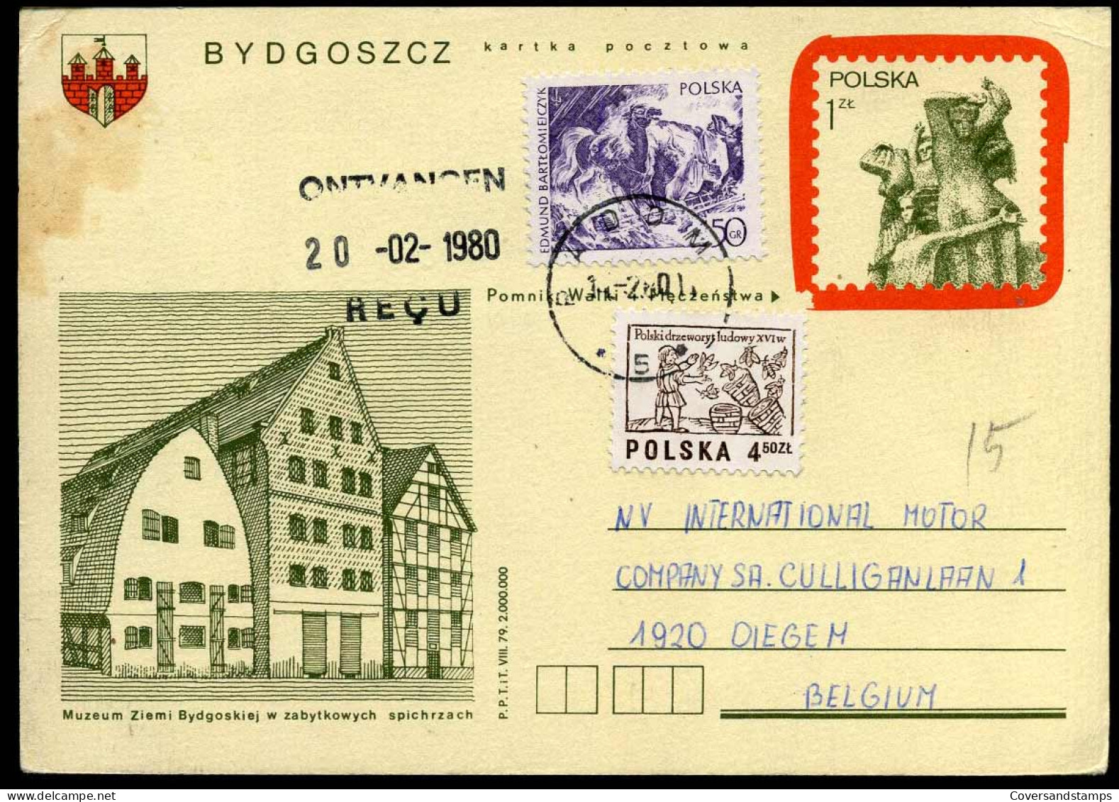 Postcard - Bydgoszcz - Postwaardestukken