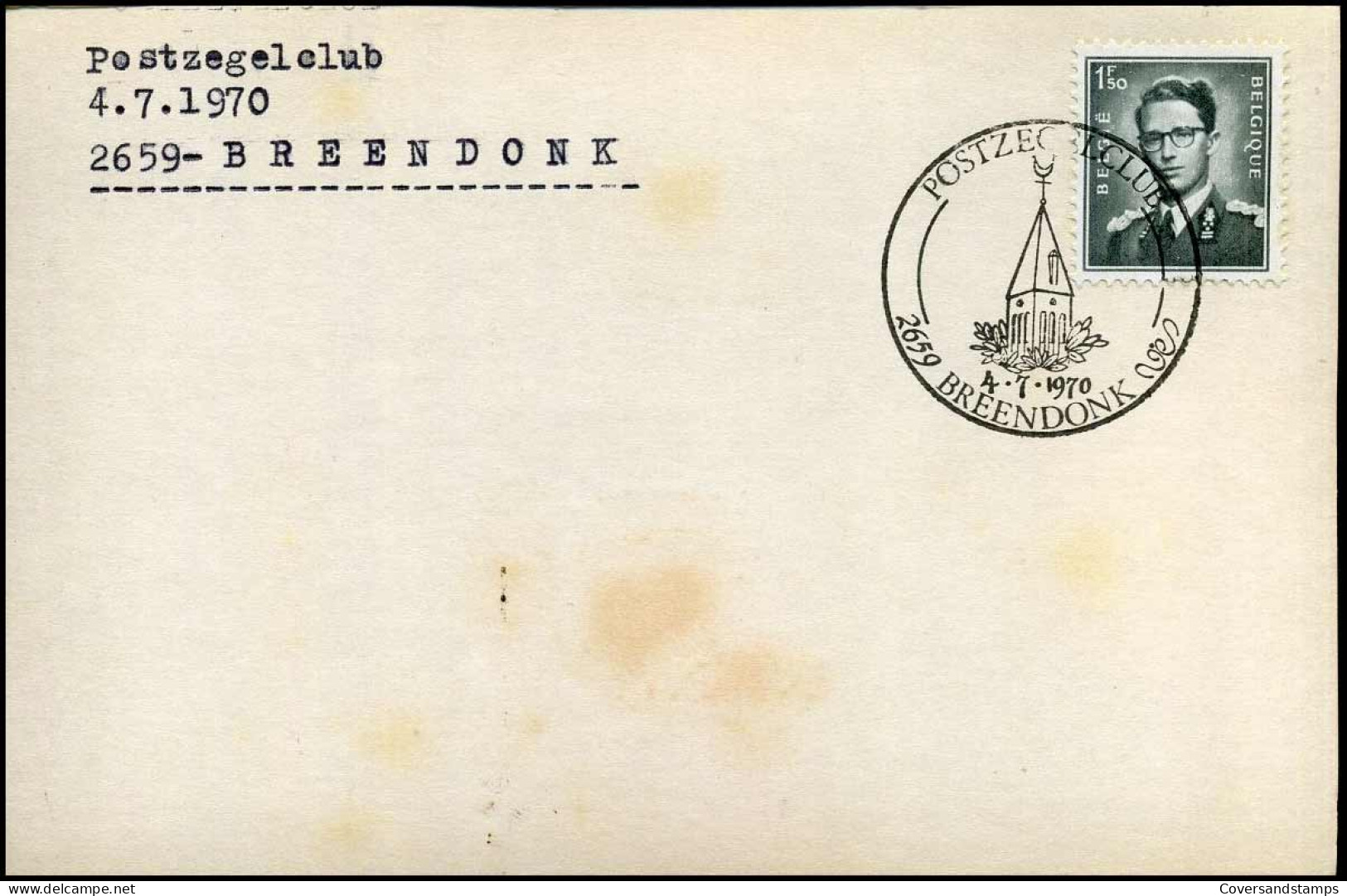 Postzegelclub, Breendonk - Commemorative Documents