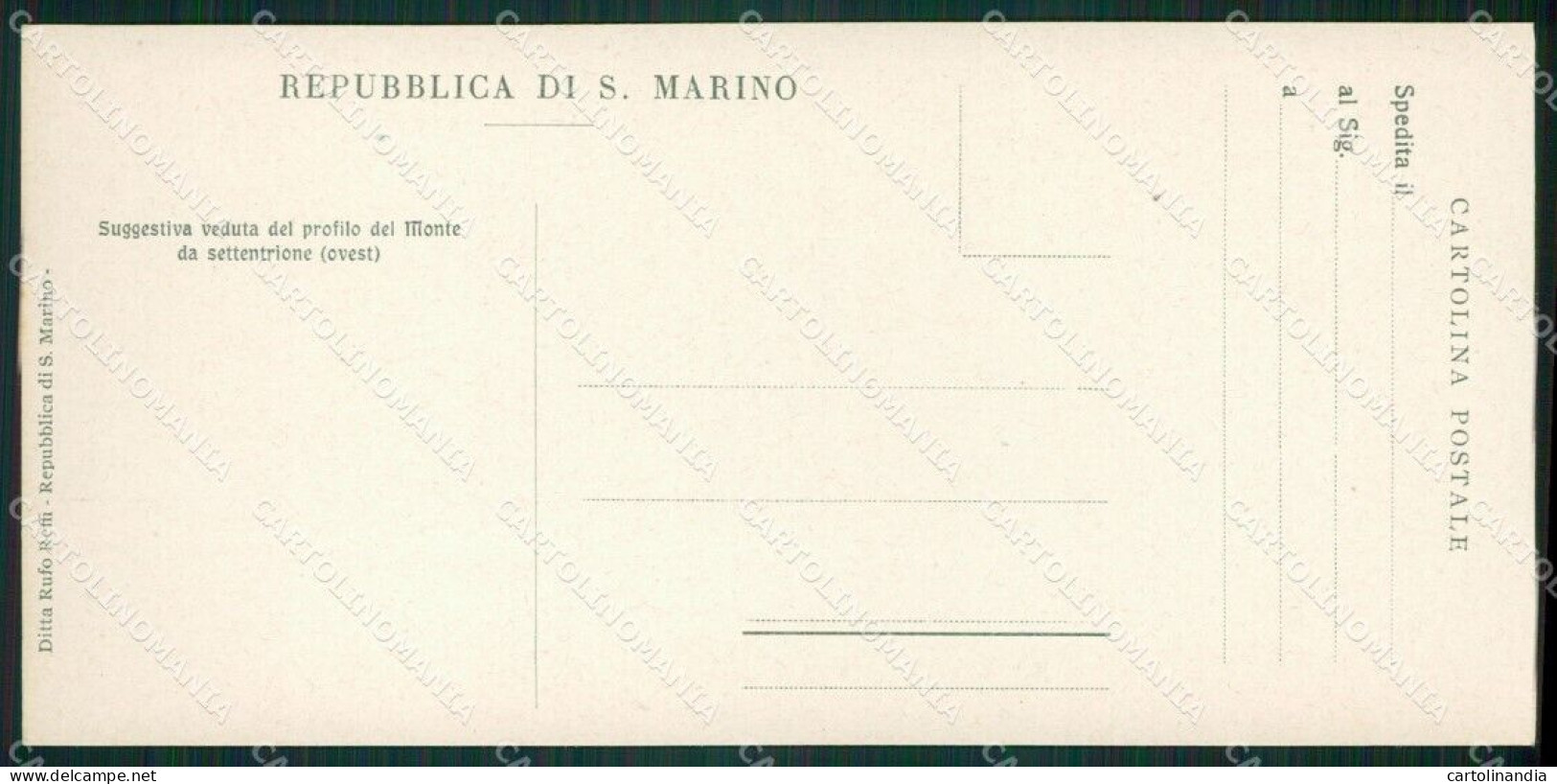 San Marino Mini Cartolina E Cartolina MQ5746 - Saint-Marin