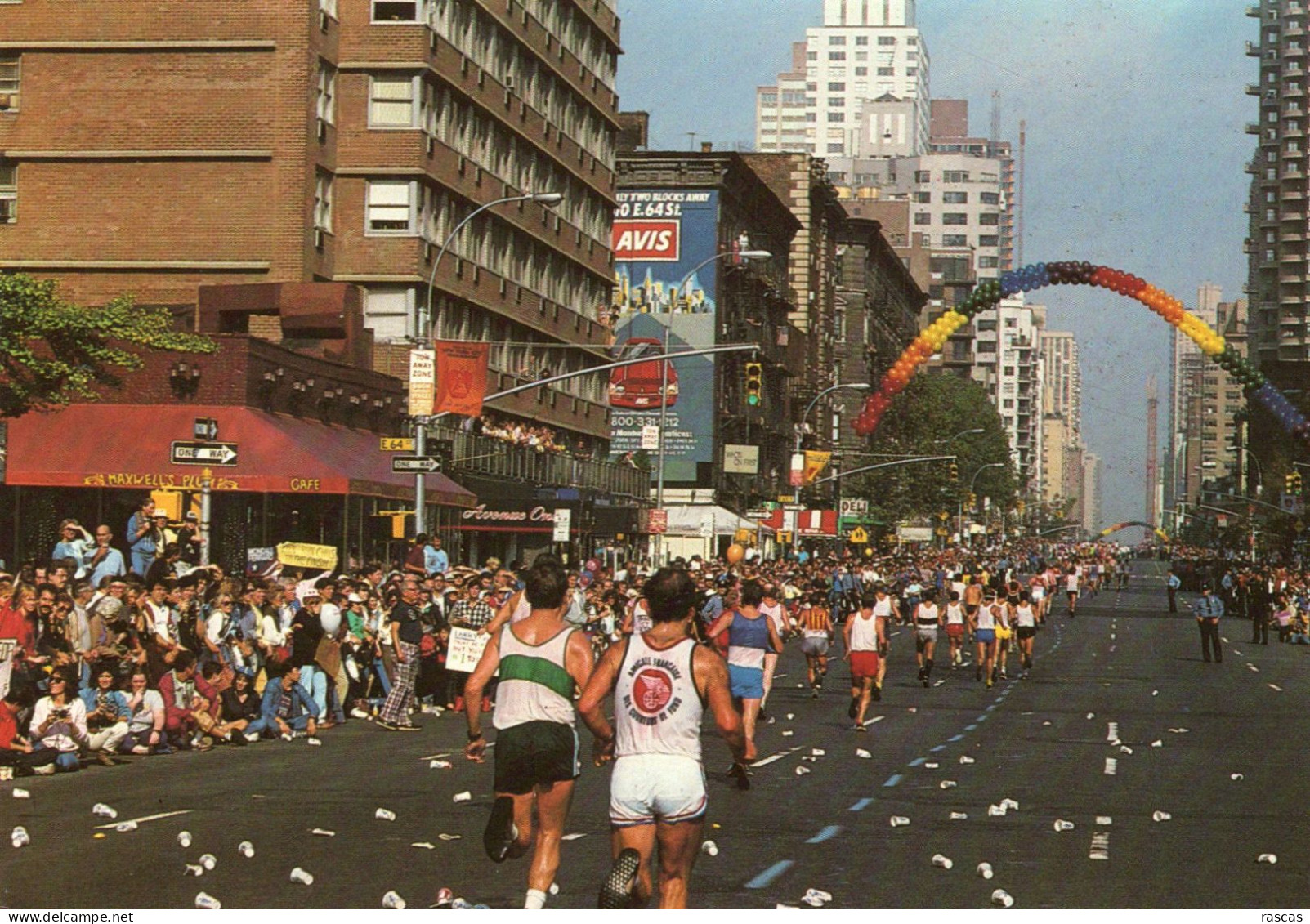 CLB - ATHLETISME - CPM - MARATHON DE NEW YORK - VOYAGE DE L'AMICALE FRANCAISE DES COUREURS DE FOND - Athlétisme