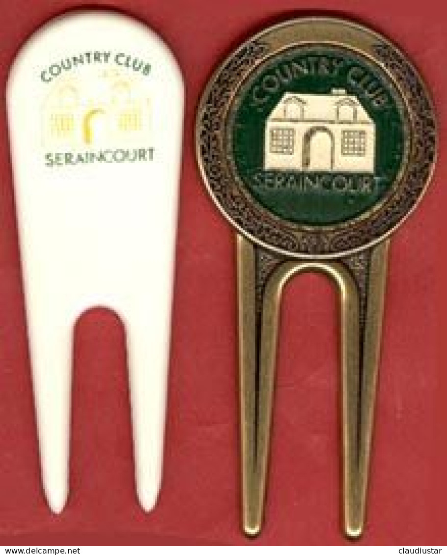 ** BROCHE  MELBOURNE  1968  +  COUNTRY  CLUB  SERAINCOURT ** - Other & Unclassified