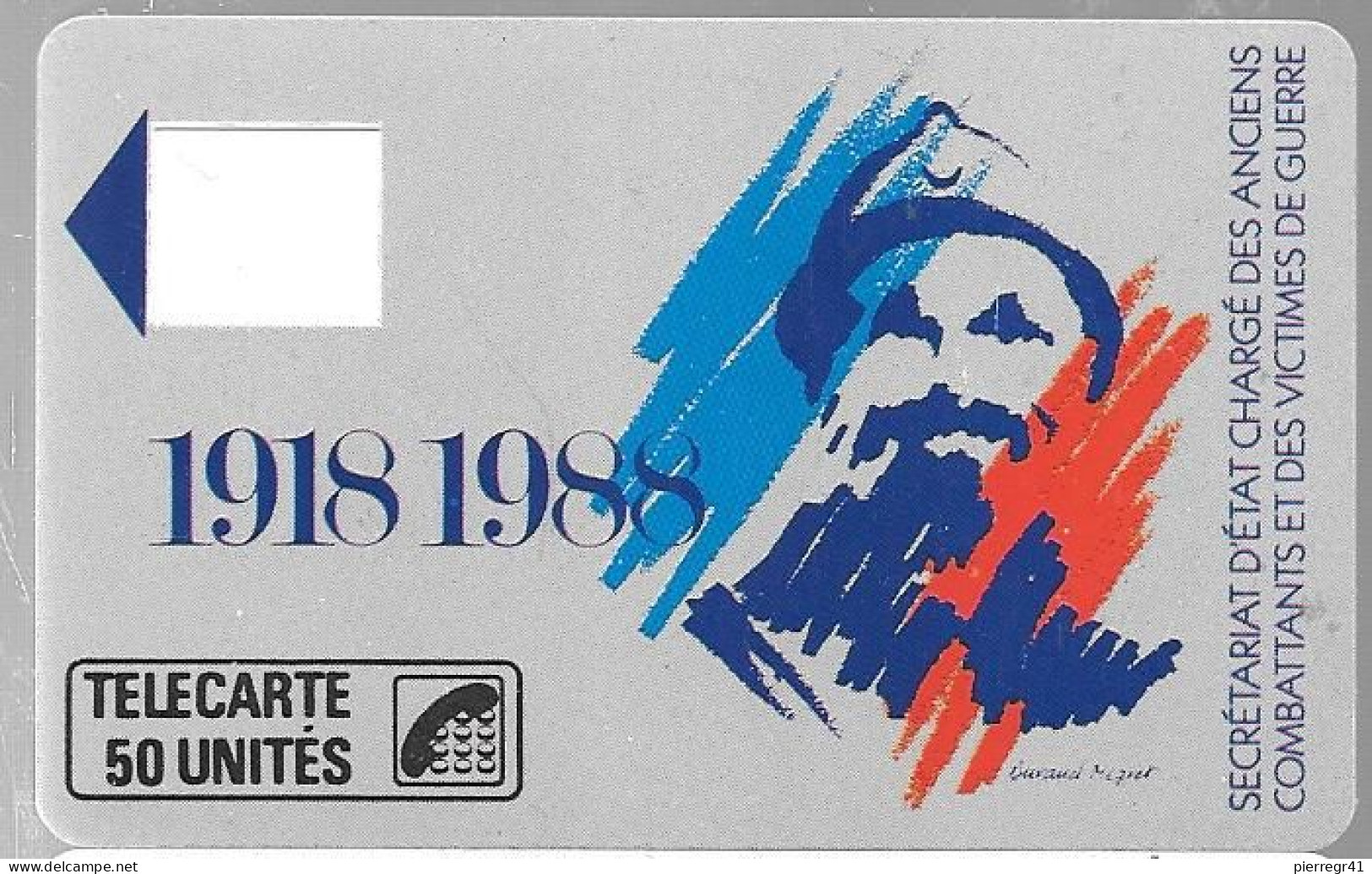 CARTE²°-PUCE-PUBLIC-F35-Avec Logement Puce-ANCIENS COMBATTANTS-TBE NEUF/RARE - 1988