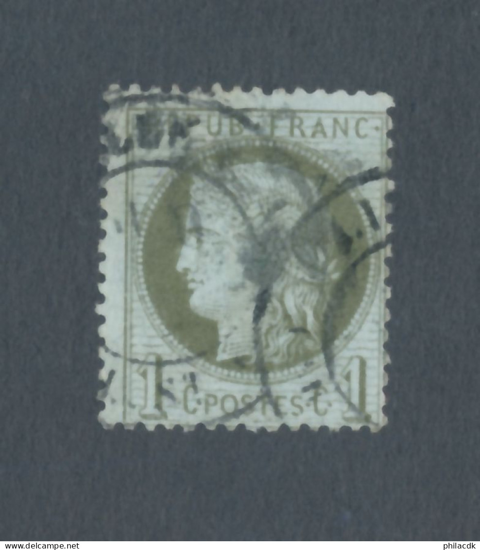 FRANCE - N° 50 OBLITERE - COTE : 20€ - 1872 - 1871-1875 Ceres