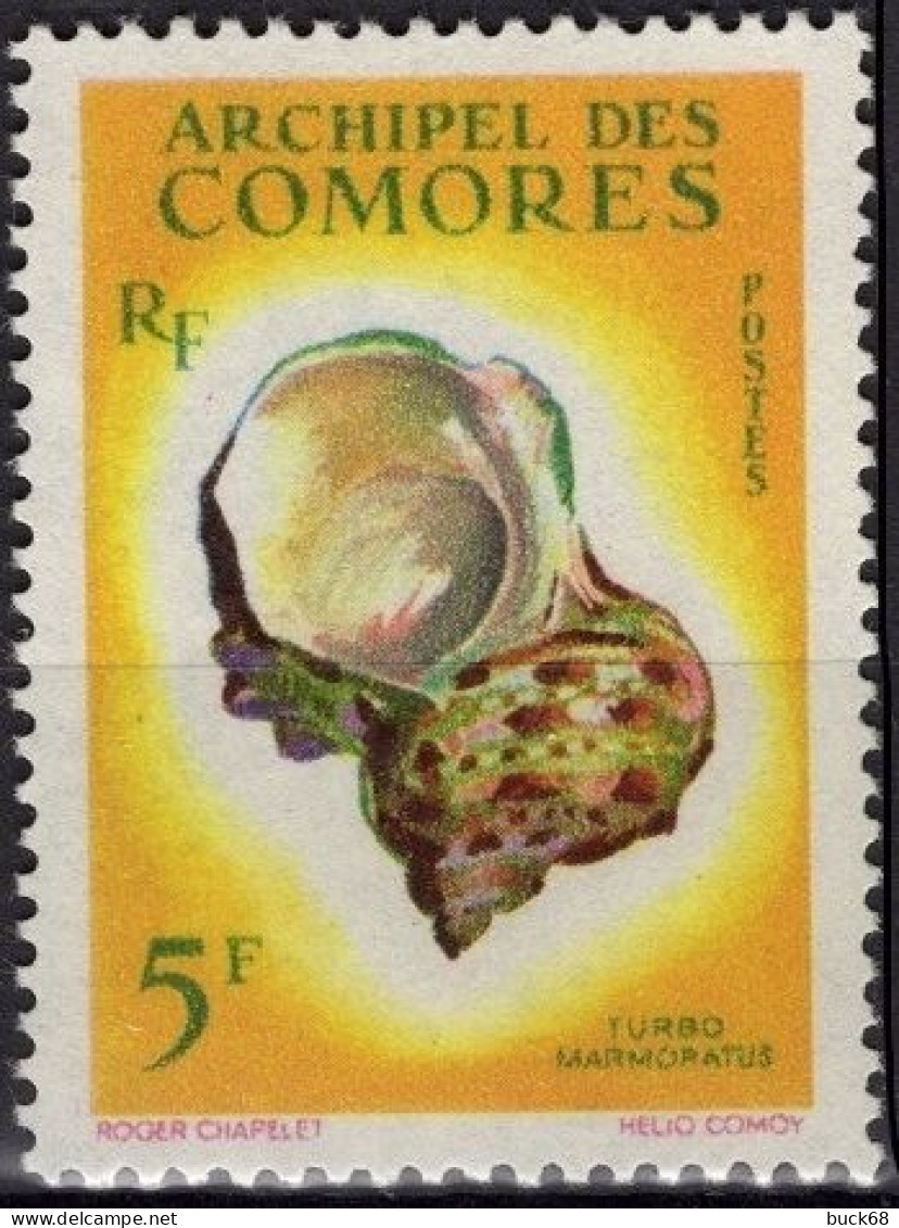 COMORES Poste  22 ** MNH Coquillage Shell (CV 5,50 €) - Gebraucht