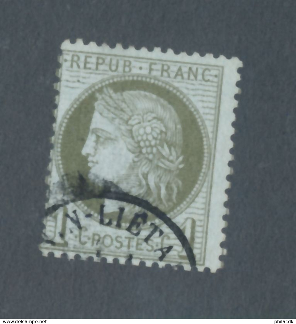 FRANCE - N° 50 OBLITERE - COTE : 20€ - 1872 - 1871-1875 Ceres