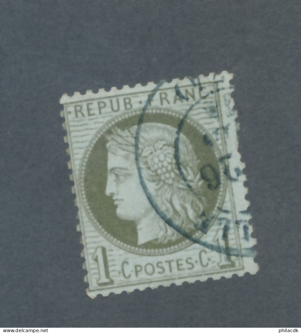 FRANCE - N° 50 OBLITERE - COTE : 20€ - 1872 - 1871-1875 Ceres