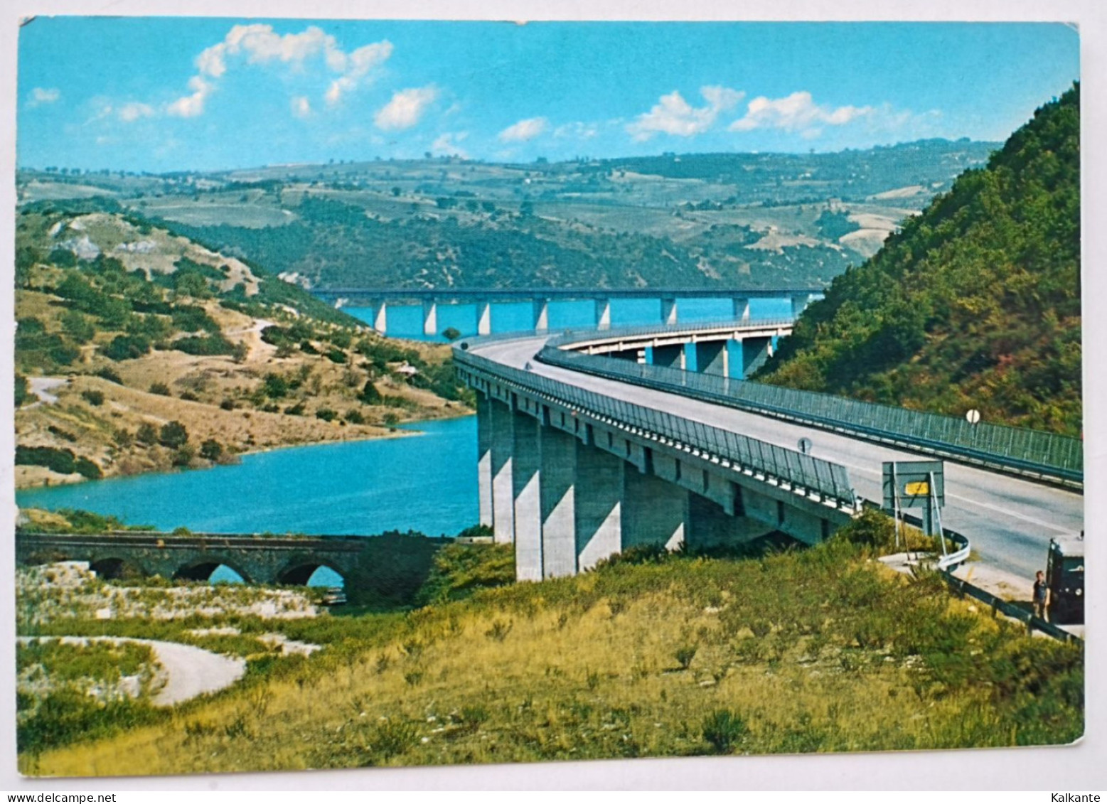 LAGO DI GUARDIALFIERA (Campobasso) - Viadotto Sull'Invaso Di Ponte Liscione - Andere & Zonder Classificatie