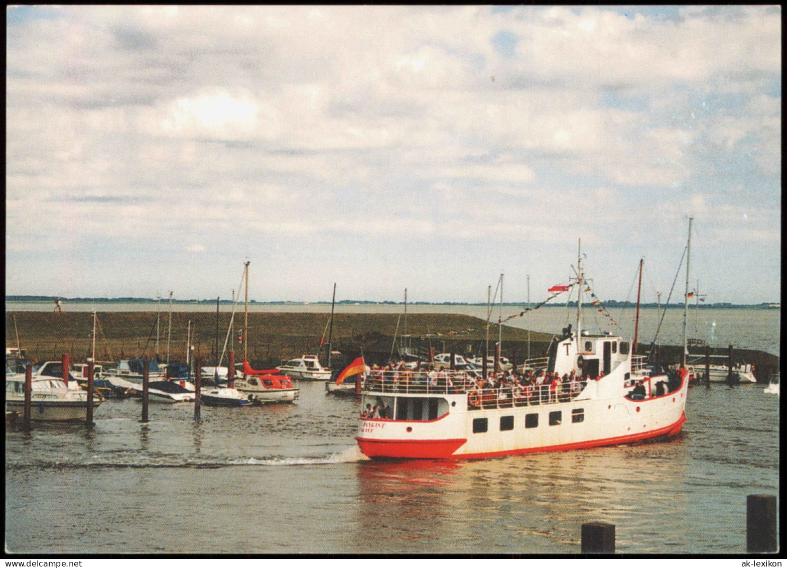 Ansichtskarte Dangast-Varel Dangaster Hafen, Boote Und Fahrgastschiff 1980 - Varel