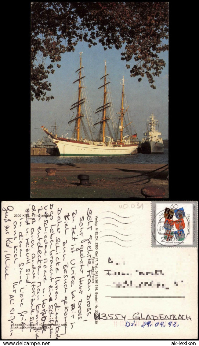 Segelschiff Segelschulschiff GORCH FOCK U. Schulschiff DEUTSCHLAND 1992 - Voiliers