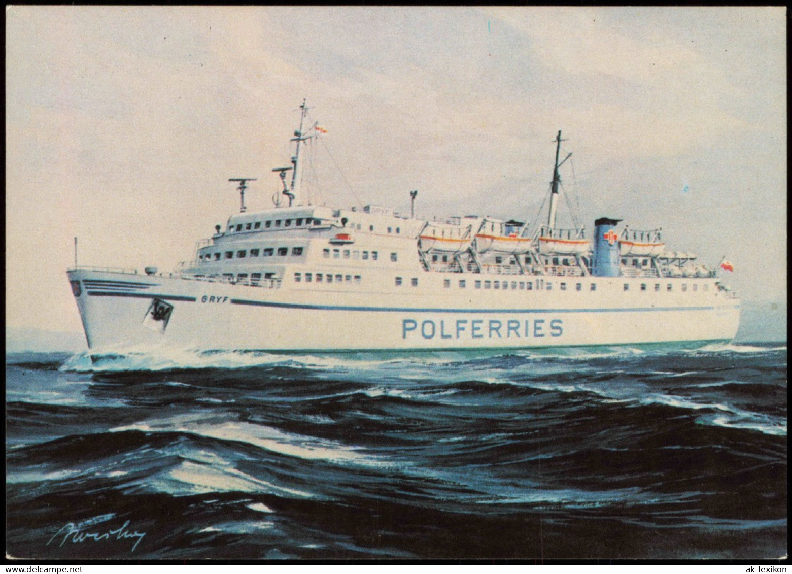 Kolberg Kołobrzeg POLSKA ZEGLUGA BALTYCKA-KOŁOBRZEG POLFERRIES 1978 - Pommern