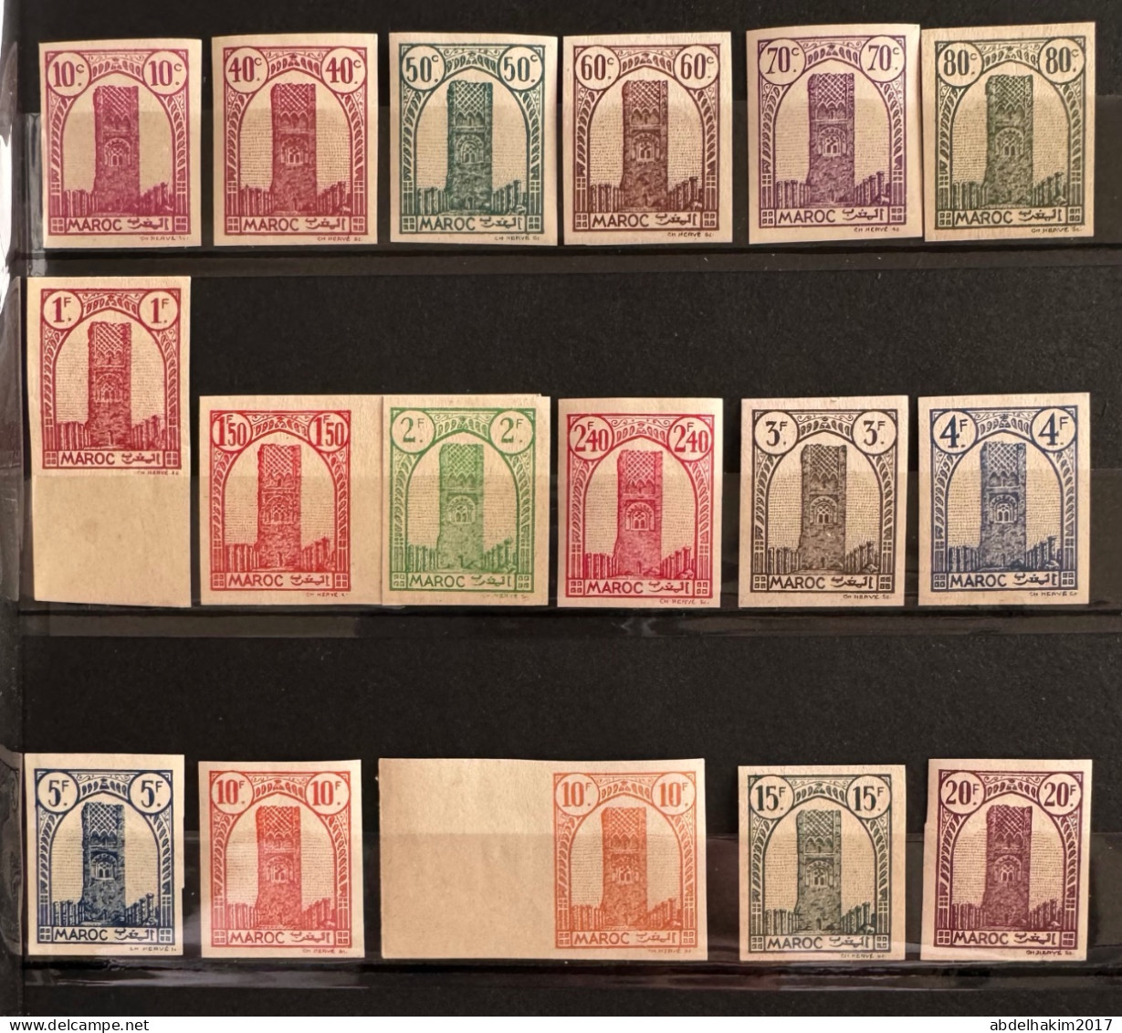 Maroc, Petite Collection Non Dentelée Tous Neuf En Majorité MNH/Neuf** - Unused Stamps