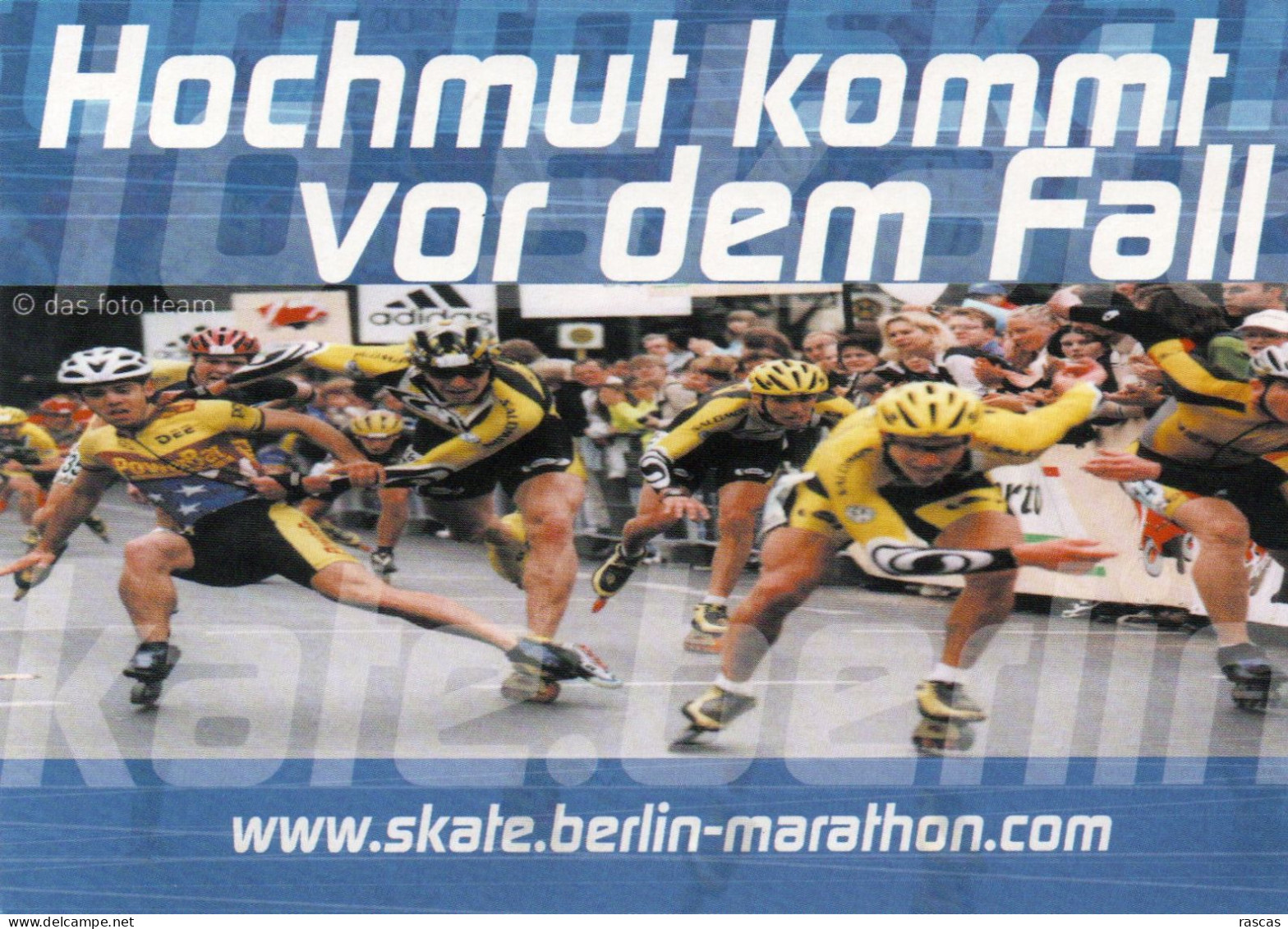CLB - CPM - ROLLER - SKATE BERLIN MARATHON - HOCHMUT KOMMT VOR DEM FALL - Athlétisme