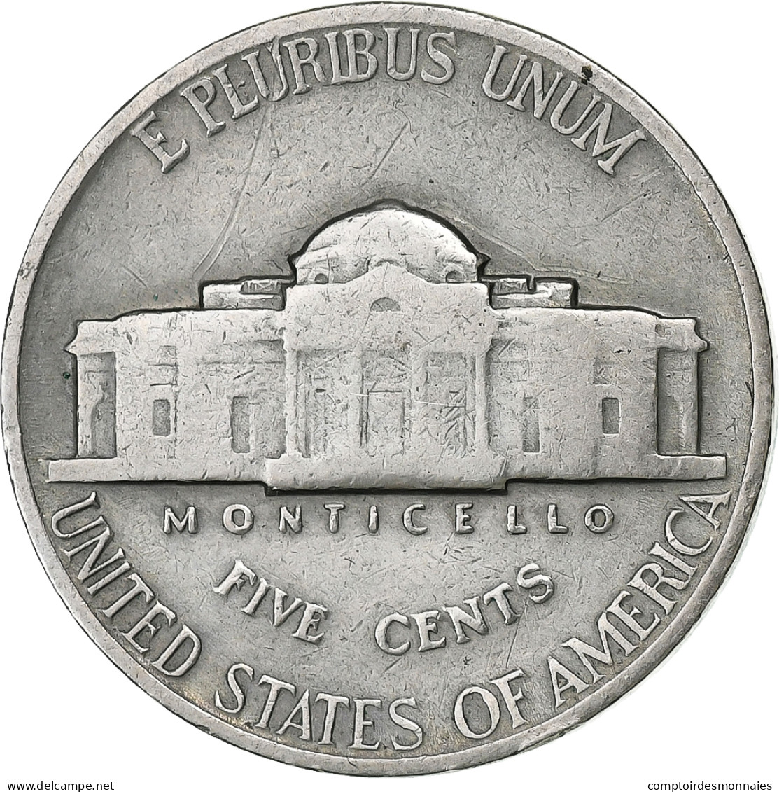 États-Unis, 5 Cents, Jefferson Nickel, 1941, U.S. Mint, Cupro-nickel, TB - 1938-…: Jefferson