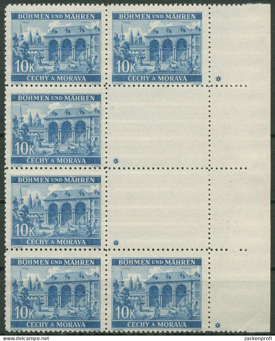 Böhmen & Mähren 1940 Zwischensteg Senkrecht 60 ZSU-6 Postfrisch, Kreuz/Stern - Unused Stamps