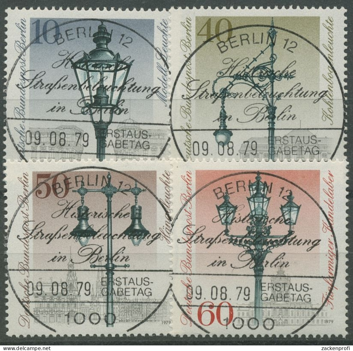 Berlin 1979 Laternen 603/06 Mit Zentrischem Berliner ESST (R4318) - Used Stamps