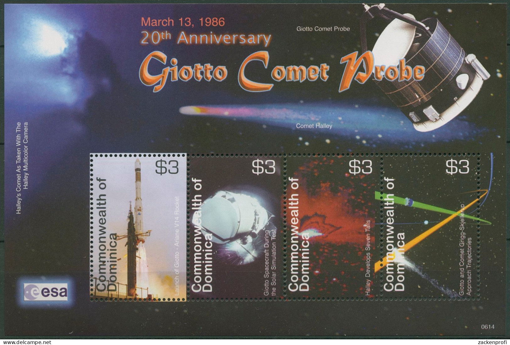 Dominica 2006 Weltraumforschung Kleinbogen 3742/45 K Postfrisch (C94284) - Dominica (1978-...)