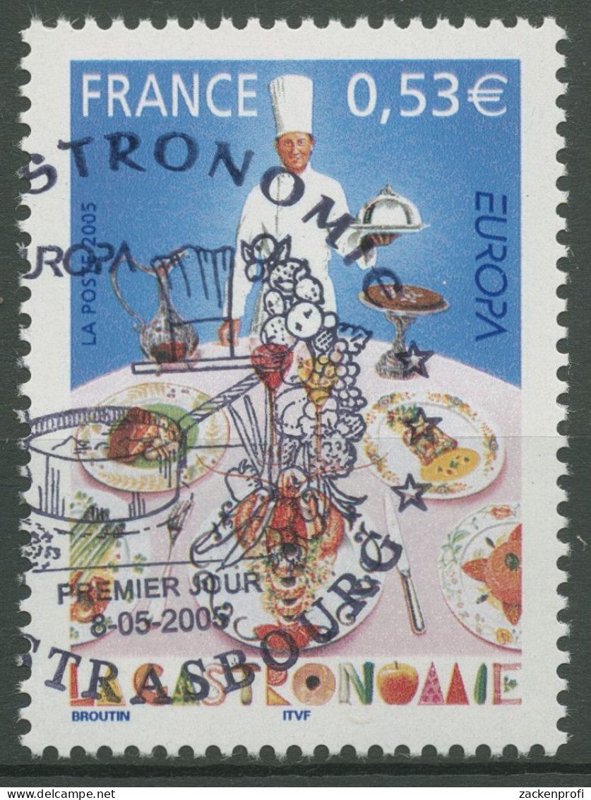 Frankreich 2005 Europa CEPT Gastronomie 3938 Gestempelt - Used Stamps