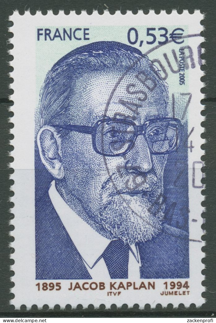 Frankreich 2005 Großrabbiner Jacob Kaplan 4023 Gestempelt - Used Stamps