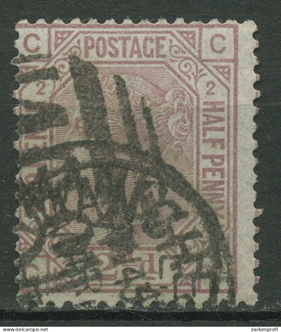 Großbritannien 1873 Königin Victoria 2 1/2 Pence, 40 X Platte 2 Gestempelt - Used Stamps