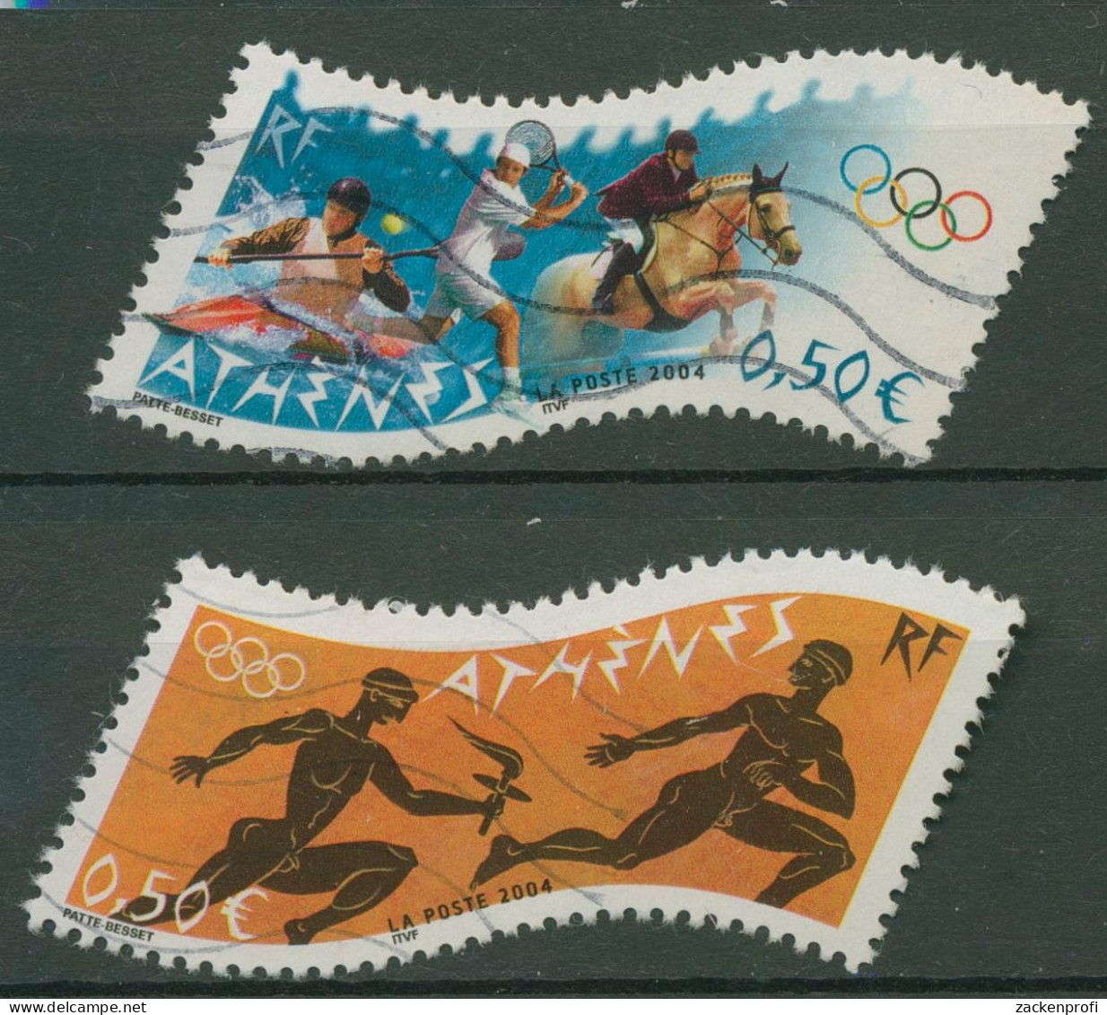 Frankreich 2004 Olympia Sommerspiele Athen 3830/31 Gestempelt - Used Stamps